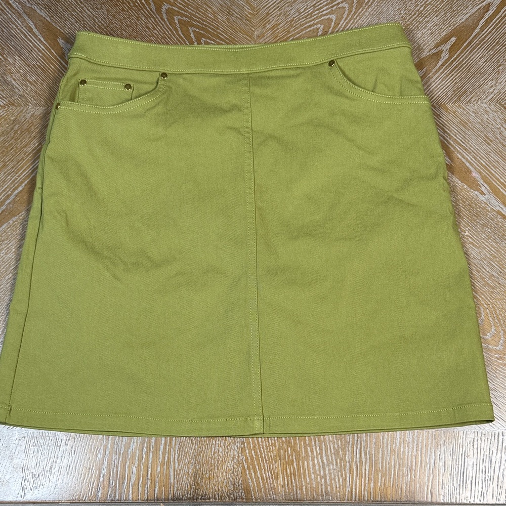 HEARTS OF PALM Green Mini Skort 6